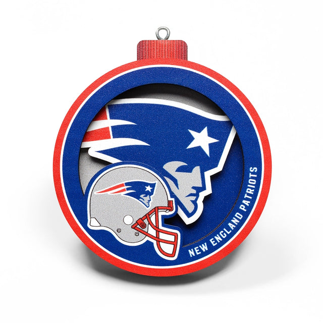 Patriots 3-D Logo Ornament