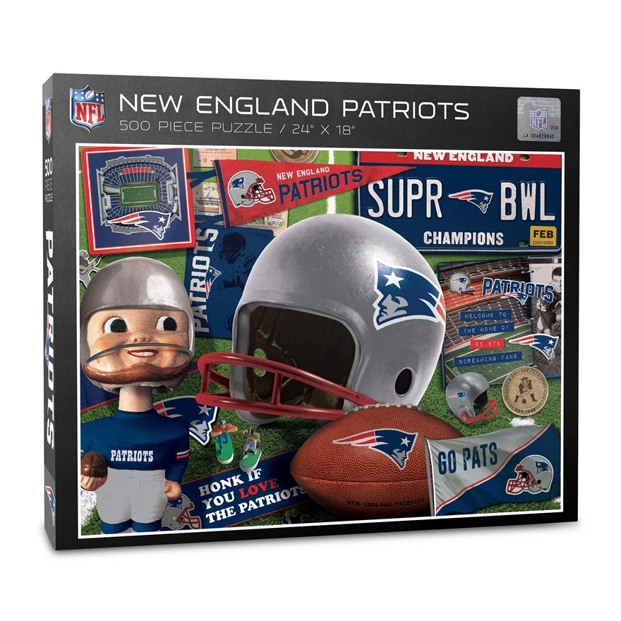 Patriots Retro Series Puzzle - 500 Pieces