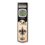 Saints 8" x 32" 3D Stadiumview Banner