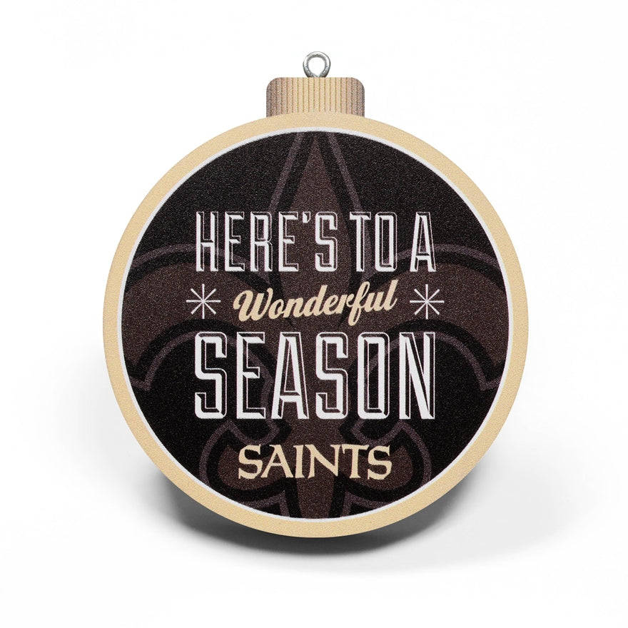 Saints 3-D Logo Ornament