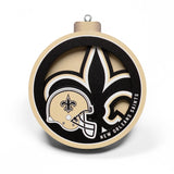 Saints 3-D Logo Ornament