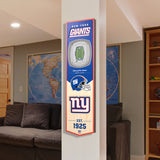 Giants 8" x 32" 3D Stadiumview Banner