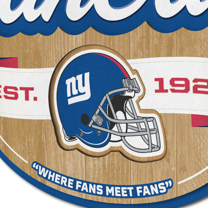 Giants 3D Fan Cave Sign