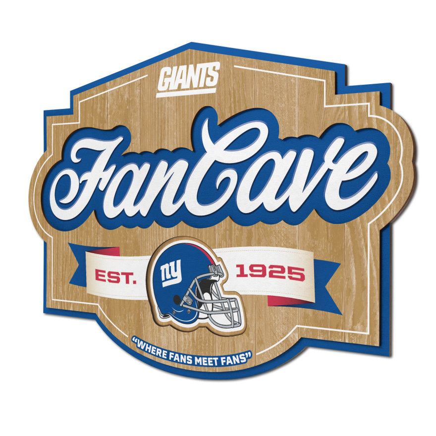 Giants 3D Fan Cave Sign