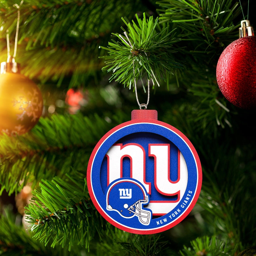 Giants 3-D Logo Ornament