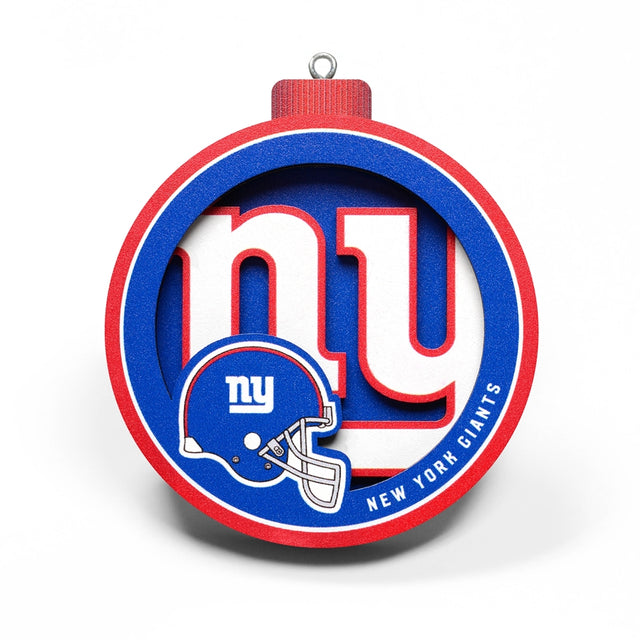 Giants 3-D Logo Ornament