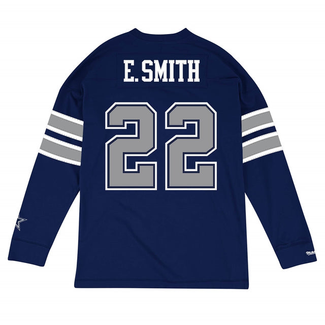 Dallas Cowboys Emmitt Smith Mitchell & Ness Name & Number Long Sleeve T-shirt