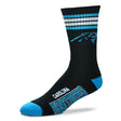 Panthers 4 Stripe Deuce Sock