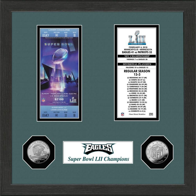 Eagles Super Bowl LII (52) Championship Ticket Collection