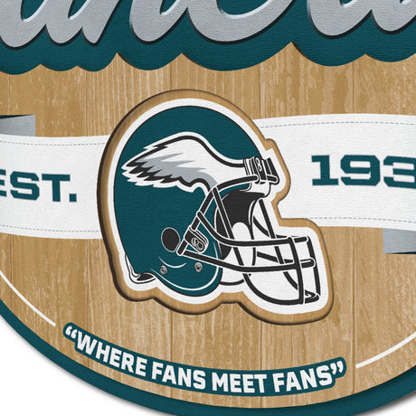 Eagles 3D Fan Cave Wall Sign