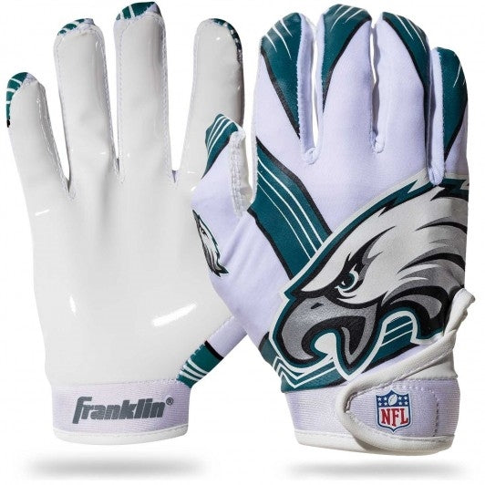 Eagles Youth Receiver Gloves Pro Football Hall of Fame