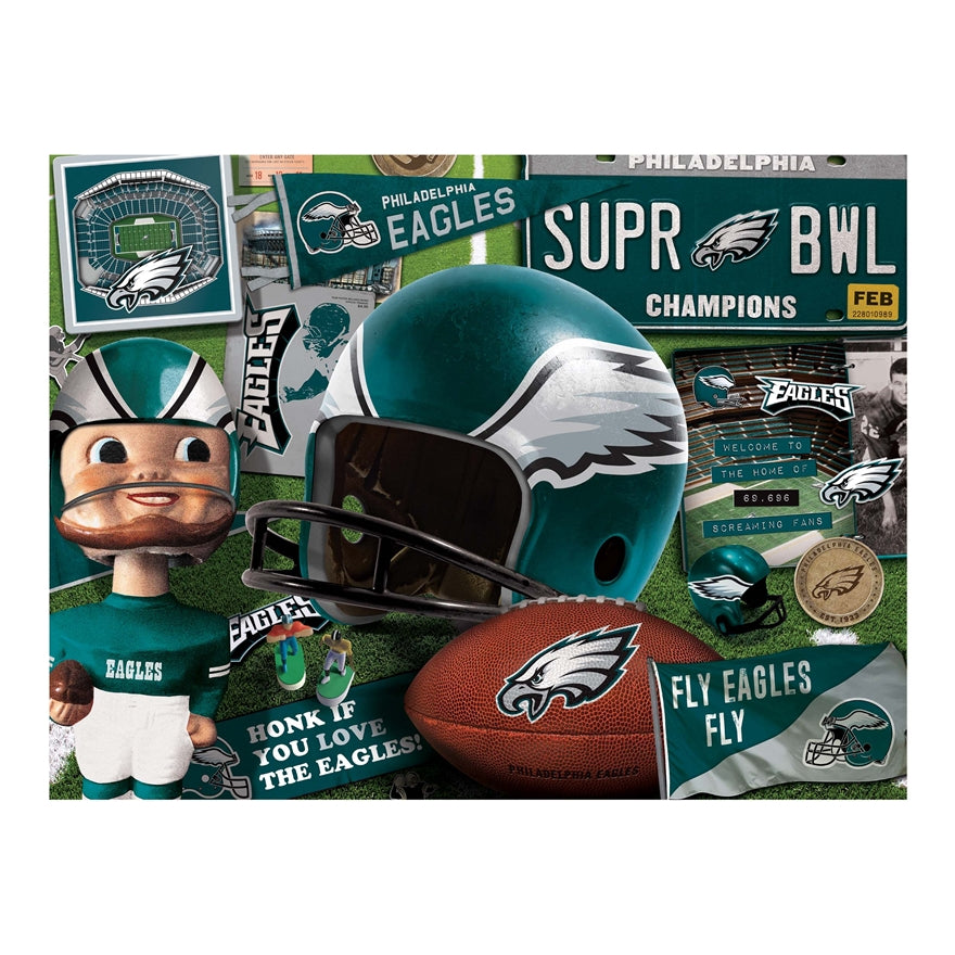 Eagles Retro Series Puzzle - 500 Pieces – Pro Football Hall of Fame