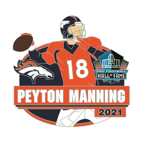 Peyton Manning Class of 2021 Denver Broncos Action Player Pin