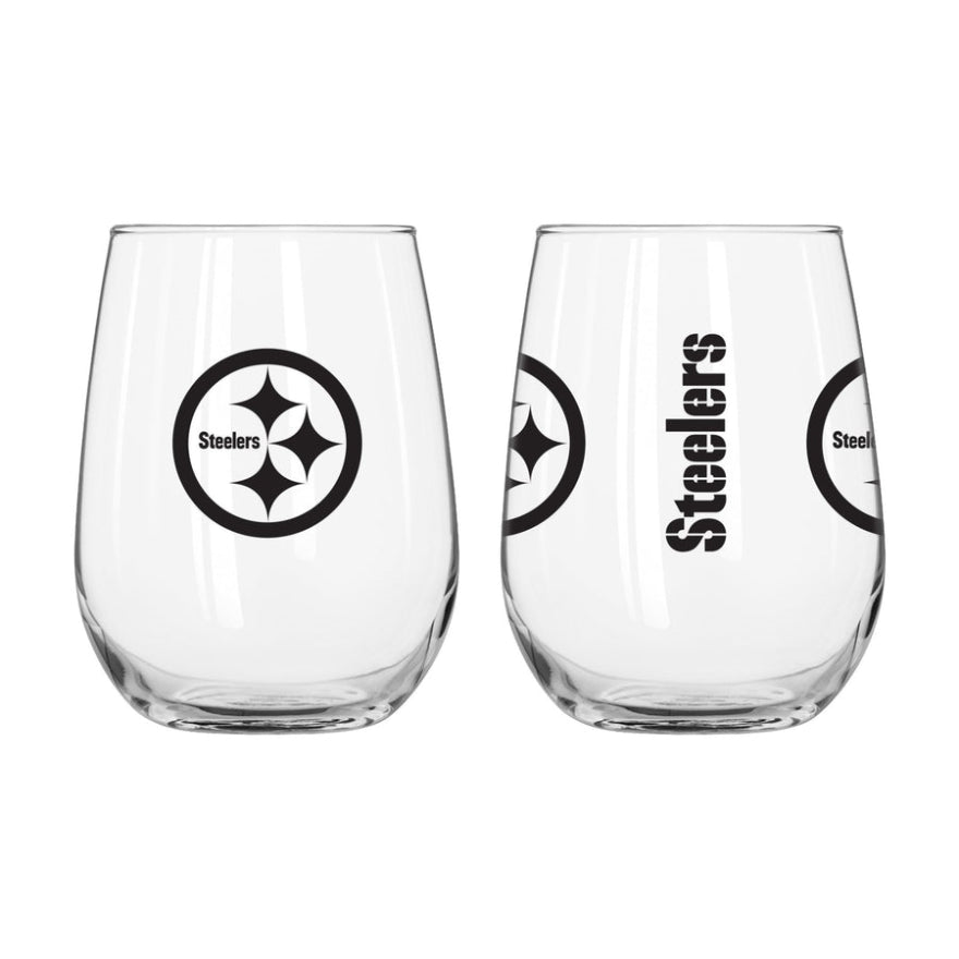 Steelers Curved Beverage Glass