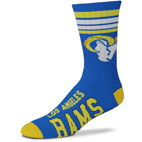 Rams 4 Stripe Deuce Sock