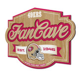 49ers 3D Fan Cave Wall Sign