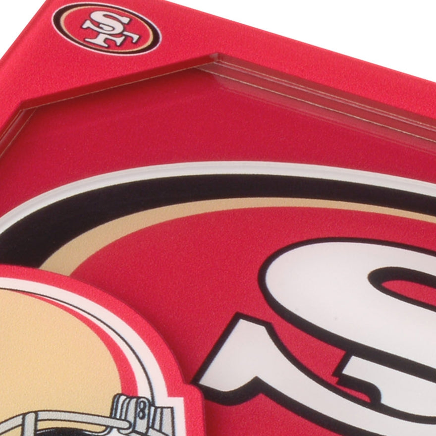 49ers 3D Logo Series Coaster