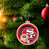 49ers 3-D Logo Ornament