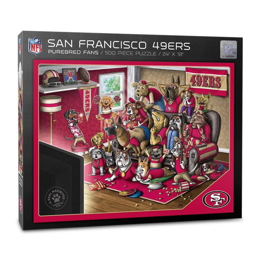 49ers Purebred Fans Puzzle - A Real Nailbiter