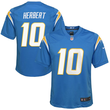 Chargers Justin Herbert Youth Nike Game Jersey