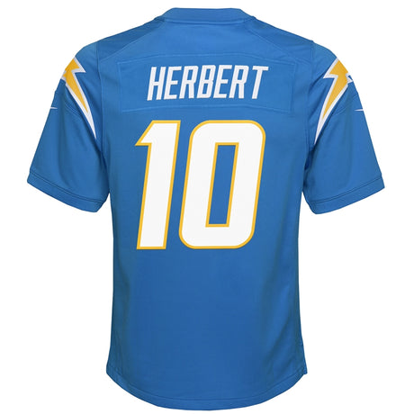 Chargers Justin Herbert Youth Nike Game Jersey